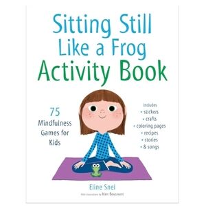 🔺️Sitting Still Like a Frog Paperback Book w/CD